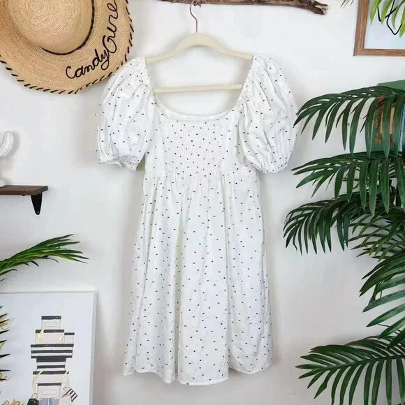 Moon River - paradise puff sleeve dress Size Small NWT - Picture 4 of 6